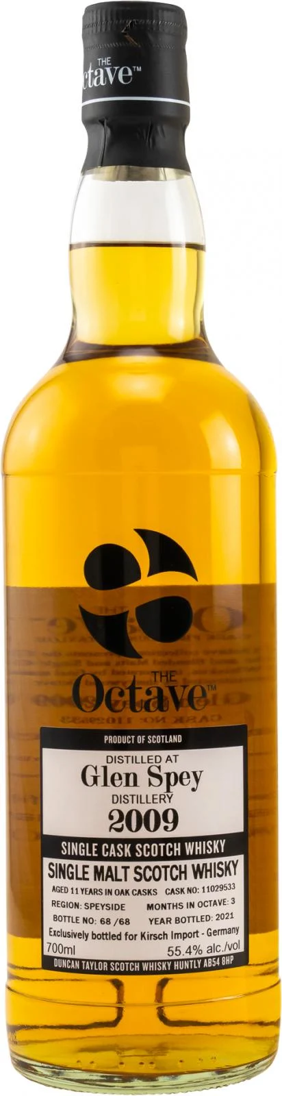 Glen Spey 2009 DT The Octave 11 Year Old 2021 Release (Cask #11029533) Single Malt Scotch Whisky | 700ML - Whiskey