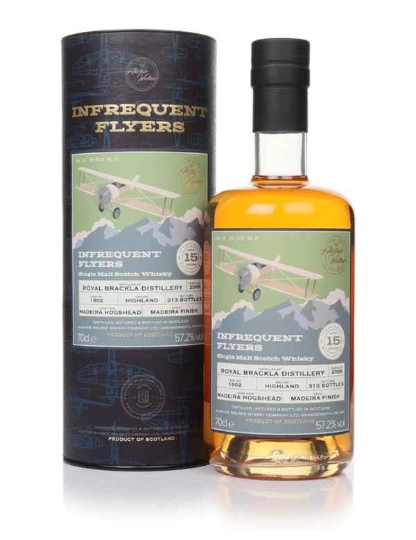 Royal Brackla 15 Year Old 2006 (cask 1802) - Infrequent Flyers (Alistair Walker) | 700ML