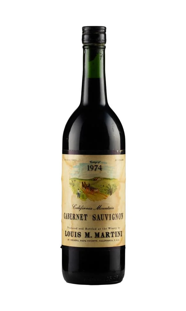1974 | Louis M. Martini Winery | California Mountain Cabernet Sauvignon
