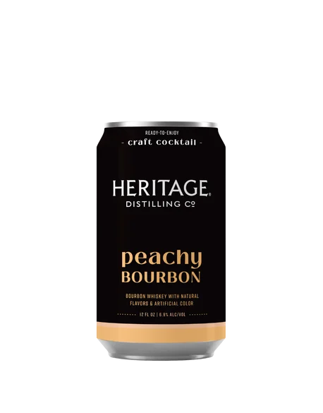 Heritage Distilling Company Peachy Bourbon Canned Cocktail | 355ML
