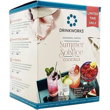 Drinkworks Summer Solstice Variety Pack Pods | 12X50ML - Cocktail