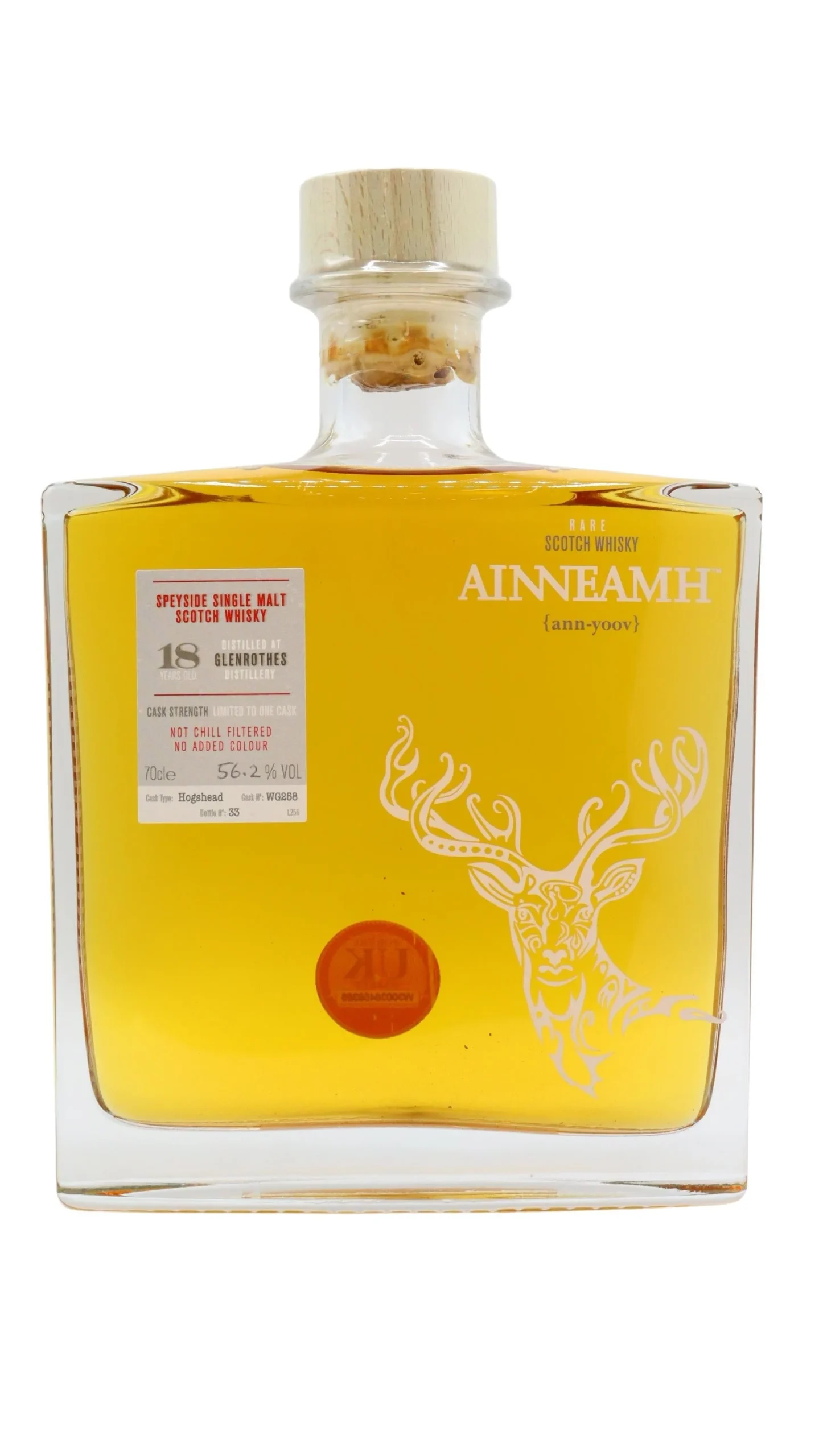 Glenrothes Ainneamh Single Cask #WG258 Whisky de 18 años | 700ML - Whiskey