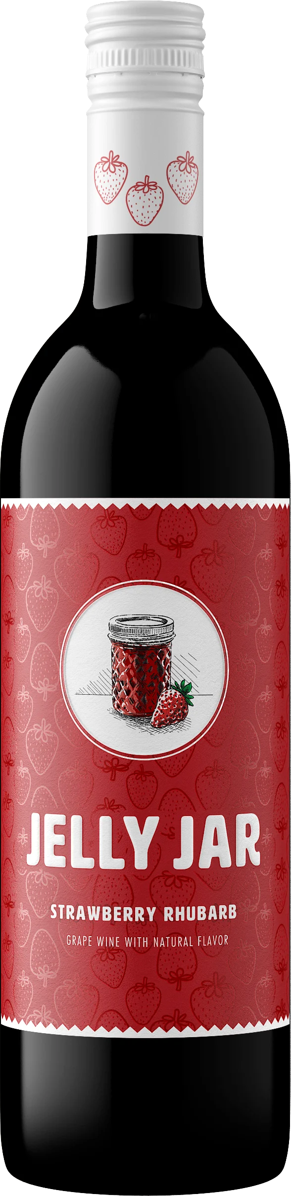 Jelly Jar Wines | Strawberry Rhubarb Grape Wine - NV