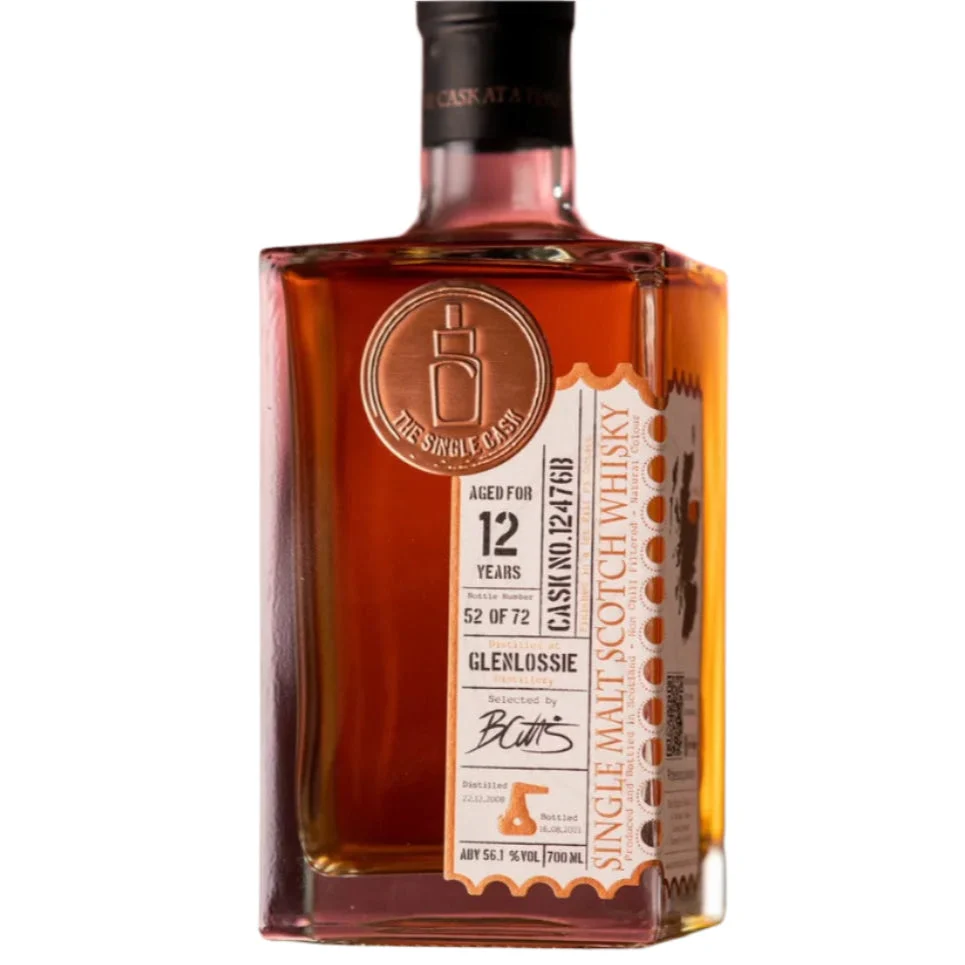 Glenlossie 2008 TSCL The Single Cask 12 Year Old 2021 Release (Cask #12476B) Single Malt Scotch Whisky | 700ML - Whiskey