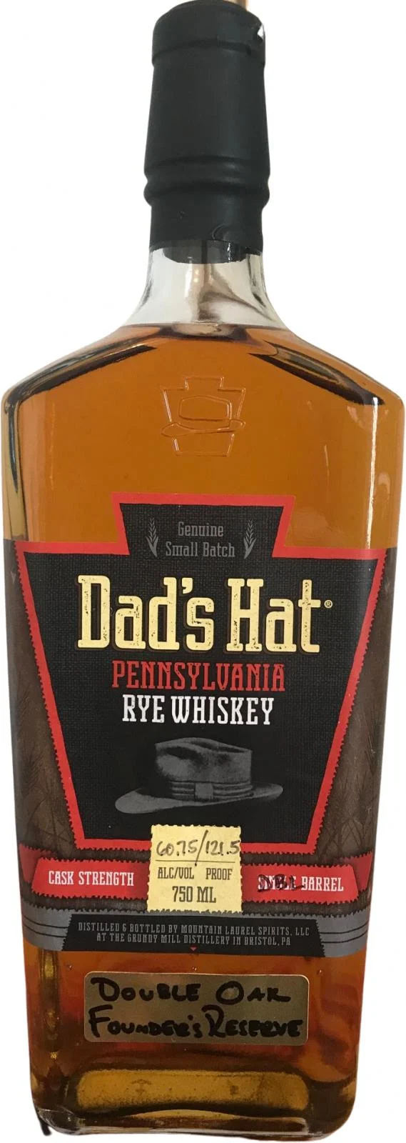Dad's Hat Double Oak Founder's Reserve Rye Whisky - Whiskey