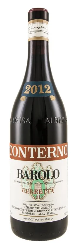 2012 | Giacomo Conterno | Barolo Cerretta - Wine