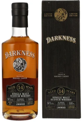 Linkwood 14 Year Old Darkness Oloroso Cask Single Malt Scotch Whisky | 500ML - Whiskey