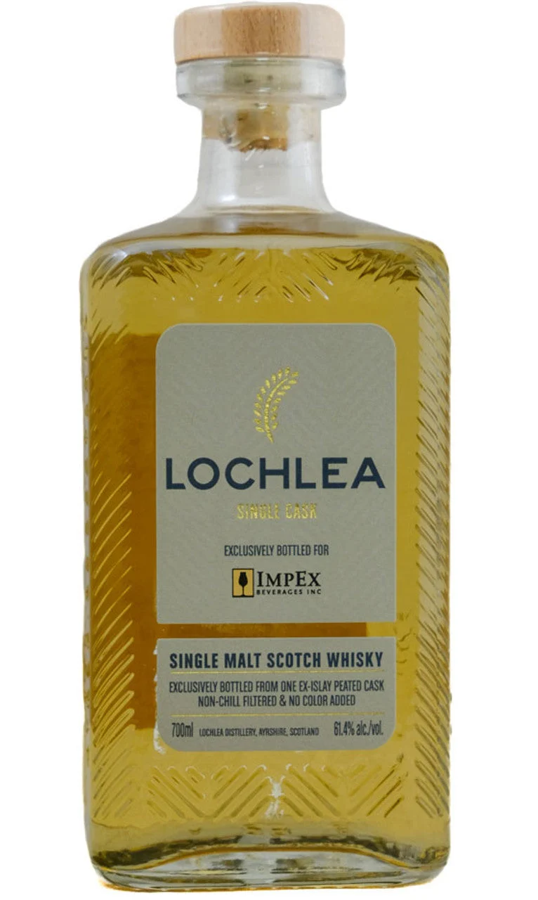 Lochlea ex Islay Peated Cask Strength # 379 Lowland Single Malt Scotch Whisky | 700ML - Whiskey