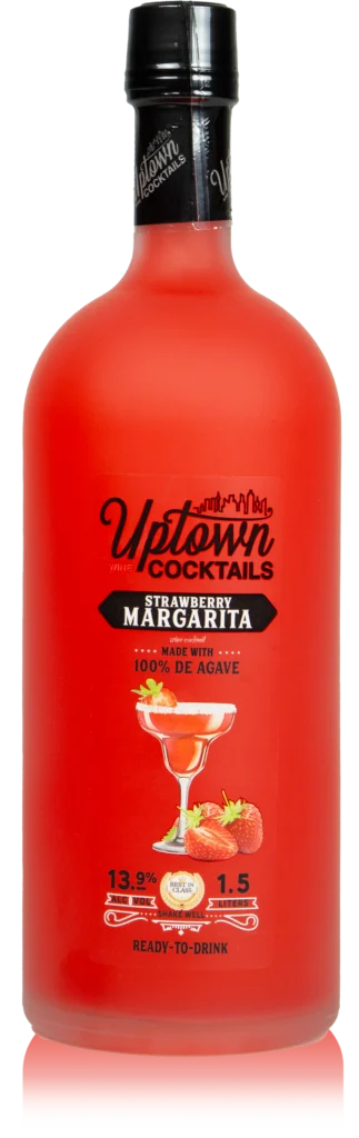 Uptown Cocktails | Strawberry Margarita Cocktail (Magnum) - NV