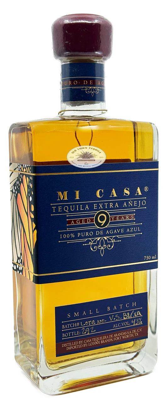 Mi Casa Small Batch 9 Year Old (Blue Label) Extra Anejo Tequila