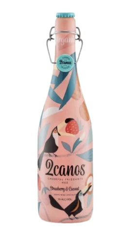 Caravella 2 Canos Cheerful Frizzante Rose Strawberry Coconut Flavor