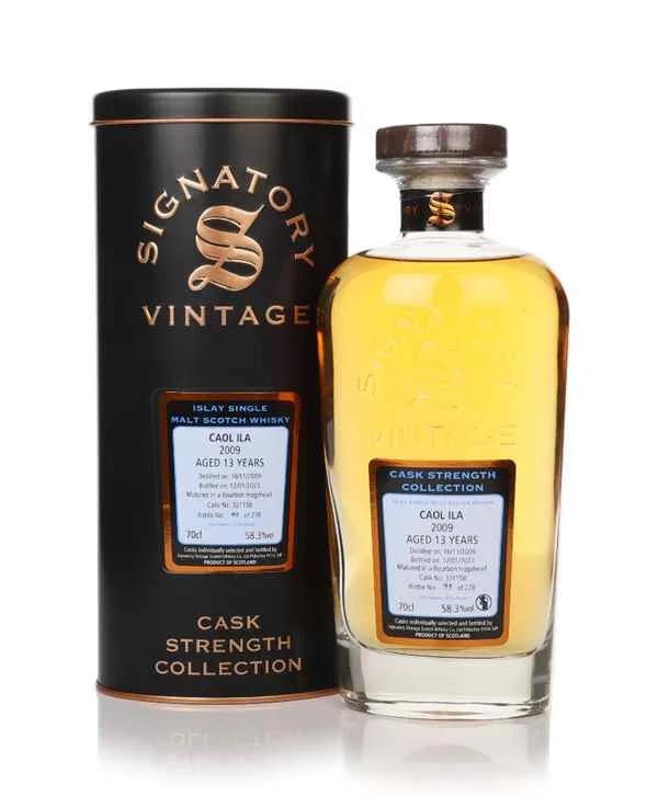 Caol Ila 13 Year Old 2009 (cask 321158) - Cask Strength Collection (Signatory) | 700ML