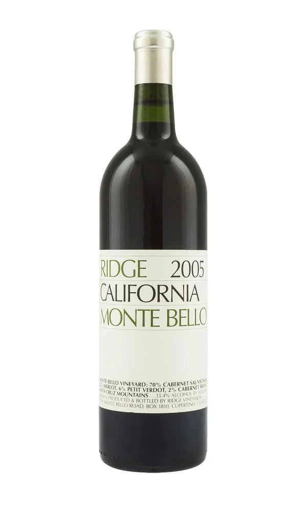 2005 | Ridge Vineyards | Monte Bello Cabernet Sauvignon - Wine