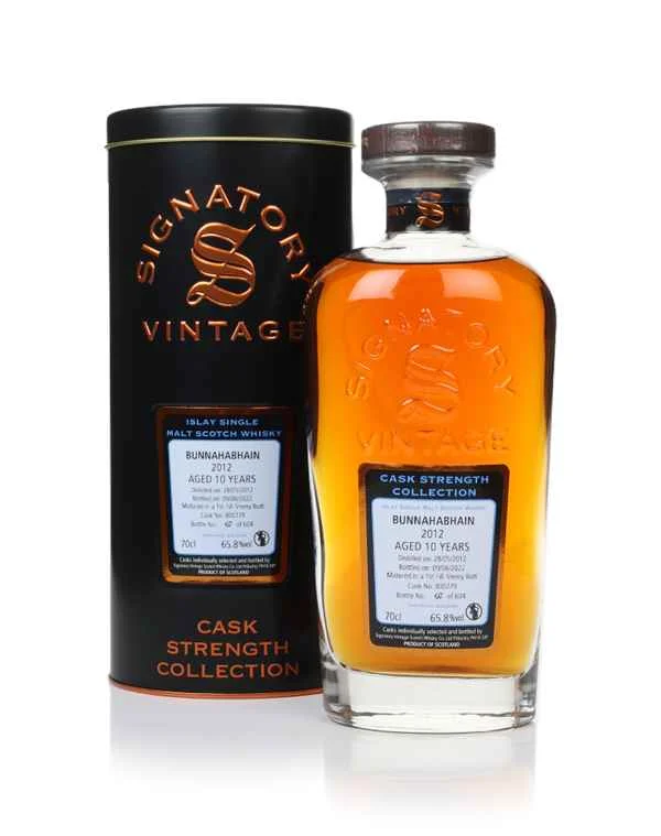 Bunnahabhain 10 años 2012 (barrica 900779) - Colección Cask Strength (Firmante) | 700ML