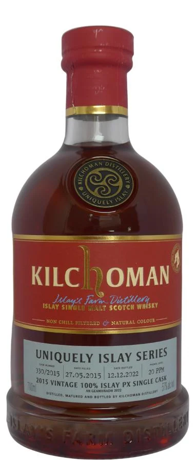 Kilchoman 2015 100% Islay 6 Year Old 2021 Release (Cask #325/2015) Single Malt Scotch Whisky - Whiskey