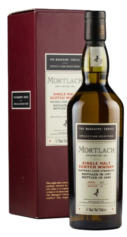Mortlach 11 Year Old Manager's Choice 1997 Single Malt Scotch Whisky | 700ML - Whiskey