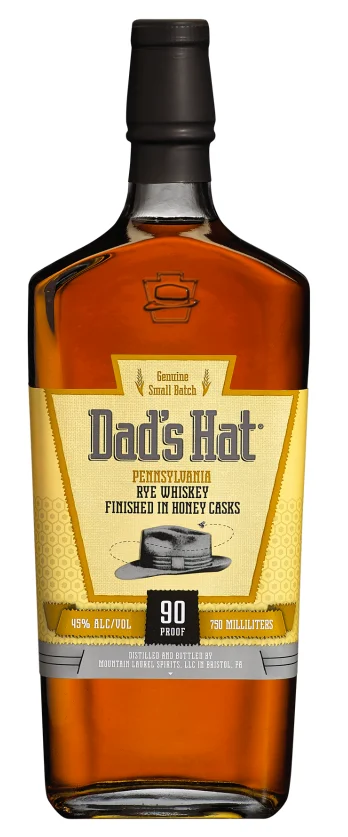 Dad's Hat Pennsylvania Rye Whisky Finished in Honey Casks Genuine Small Batch - Whiskey