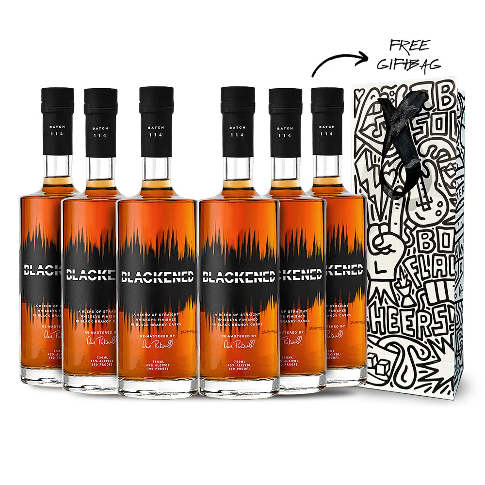 CHRISTMAS 2023 | METALLICA | BLACKENED™ AMERICAN WHISKEY FLAGSHIP + LIMITED EDITION GIFT BAG (6) BOTTLE BUNDLE