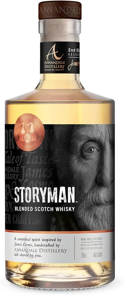 Annandale Storyman 2nd Edition James Cosmo Blended Scotch Whisky | 700ML - Whiskey