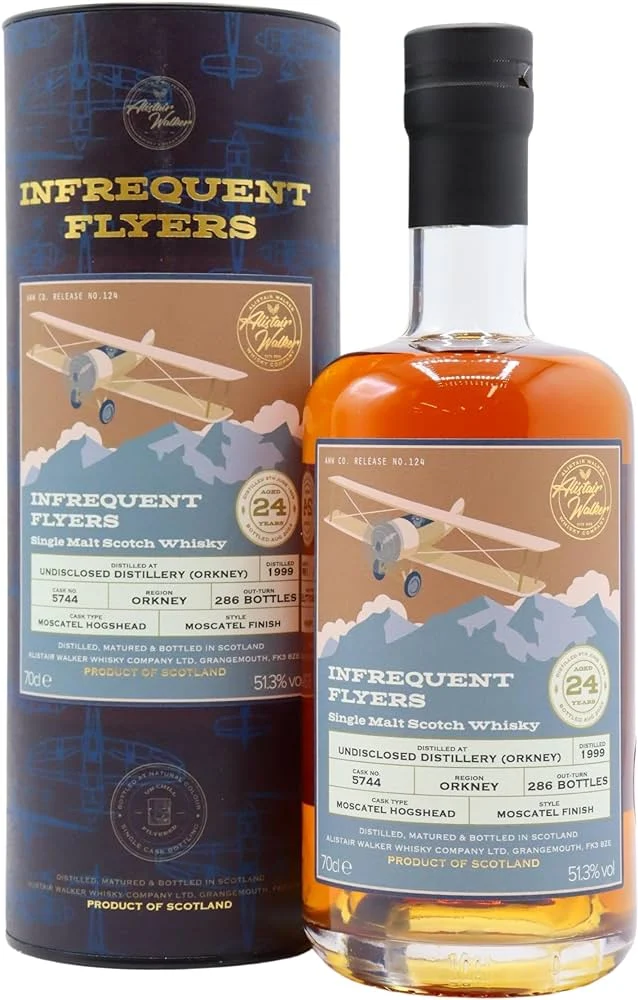 Undisclosed Orkney Infrequent Flyers Moscatel Finish 1999 24 Year Old Whisky | 700ML - Whiskey