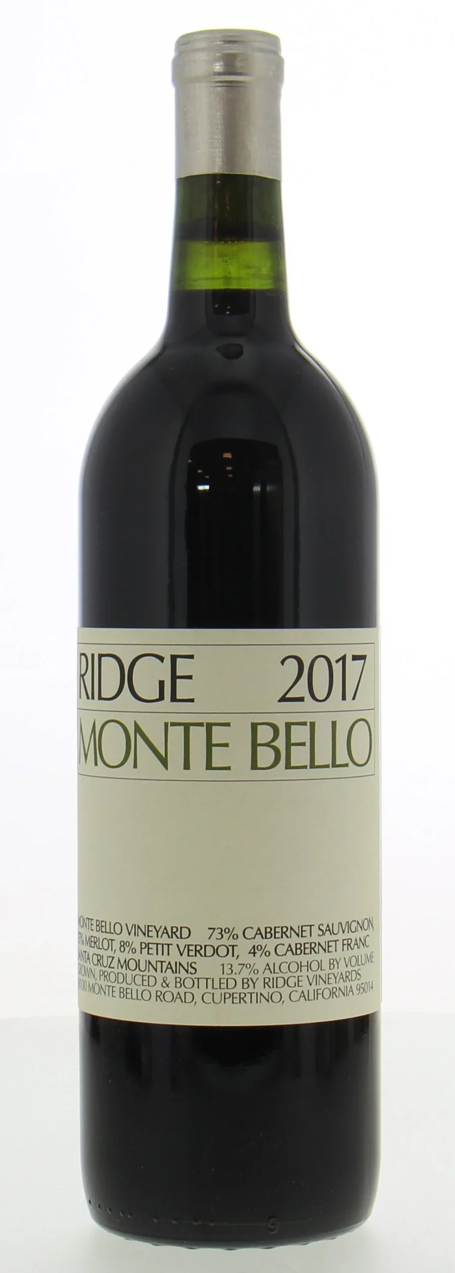 2017 | Ridge Vineyards | Monte Bello - Wine
