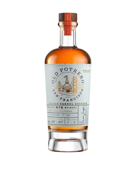 Old Potrero S1B45 Single Barrel Straight Rye Whiskey