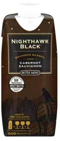 Bota Box | Nighthawk Black Bourbon Barrel Aged Cabernet Sauvignon (Half Litre) - NV