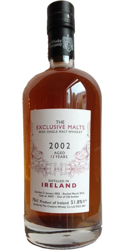 Ireland 13 Year Old The Exclusive Malts Single Malt Whisky | 700ML - Whiskey