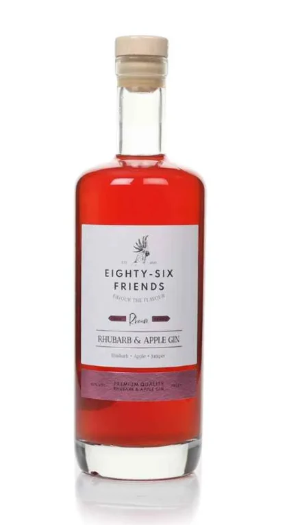 Eighty-Six Friends Rhubarb & Apple Gin | 700ML