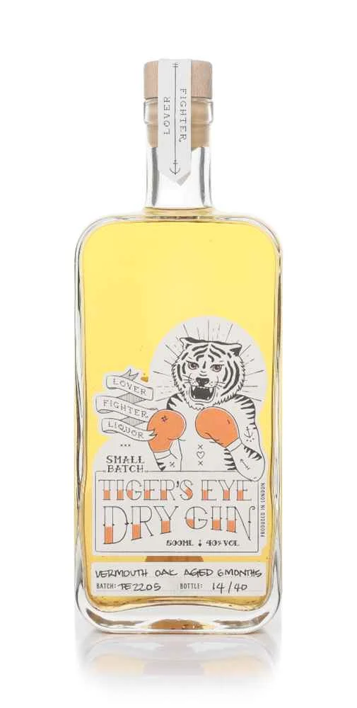 Tiger's Eye 6 Month Vermouth Oak Aged Dry Gin | 500ML