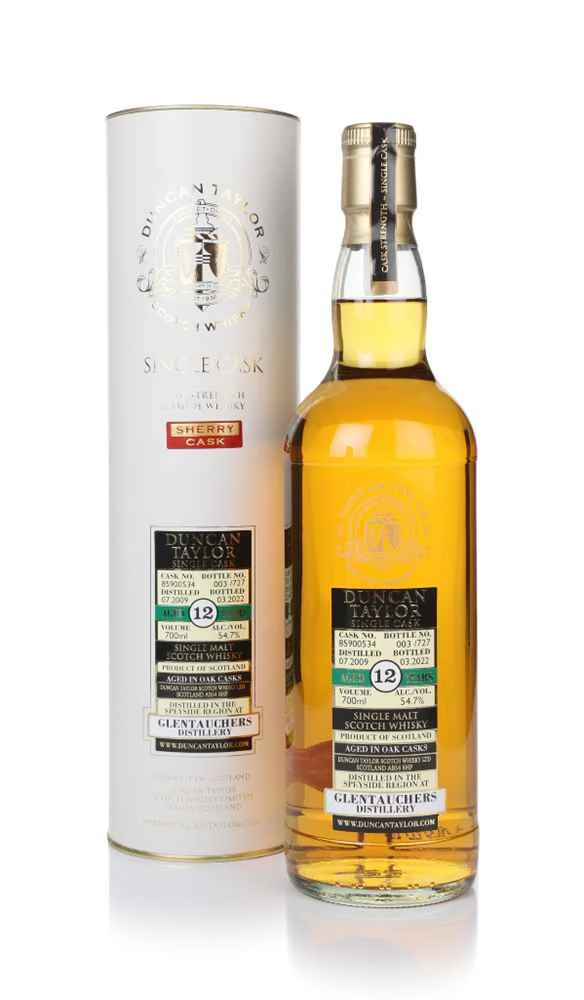 Glentauchers 12 Year Old 2009 (cask 85900534) - Duncan Taylor | 700ML
