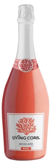 Living Coral Wine | Sparkling Moscato Rose Sweet - NV