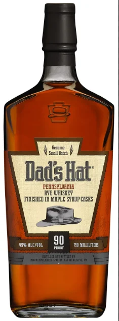 Dad's Hat Pennsylvania Rye Whisky Finished in Maple Syrup Ca Genuine Small Batch - Whiskey