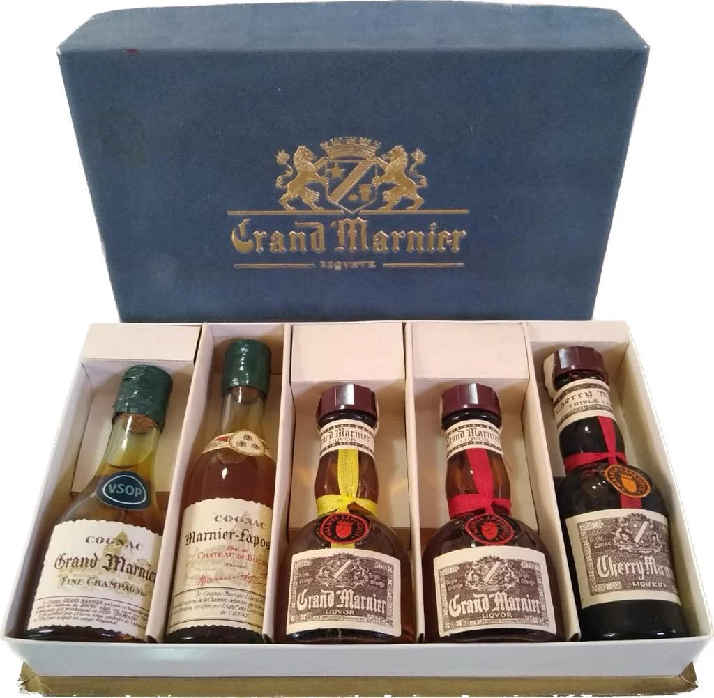 Grand Marnier Boxed Miniature Set 1950s - Calvados