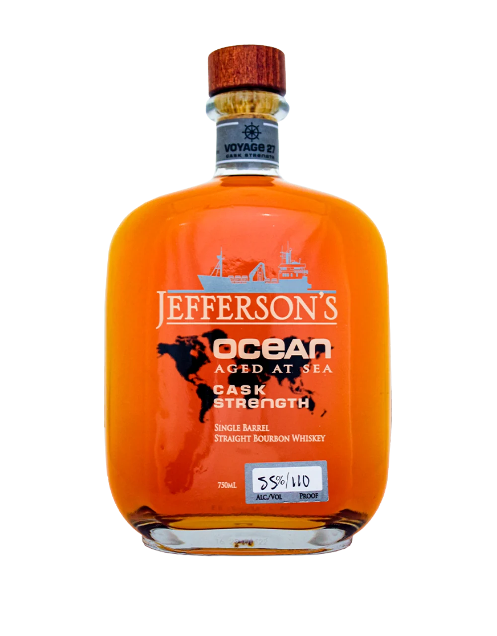 Jefferson's Ocean Cask Strength Single Barrel S1B49 Bourbon Whiskey