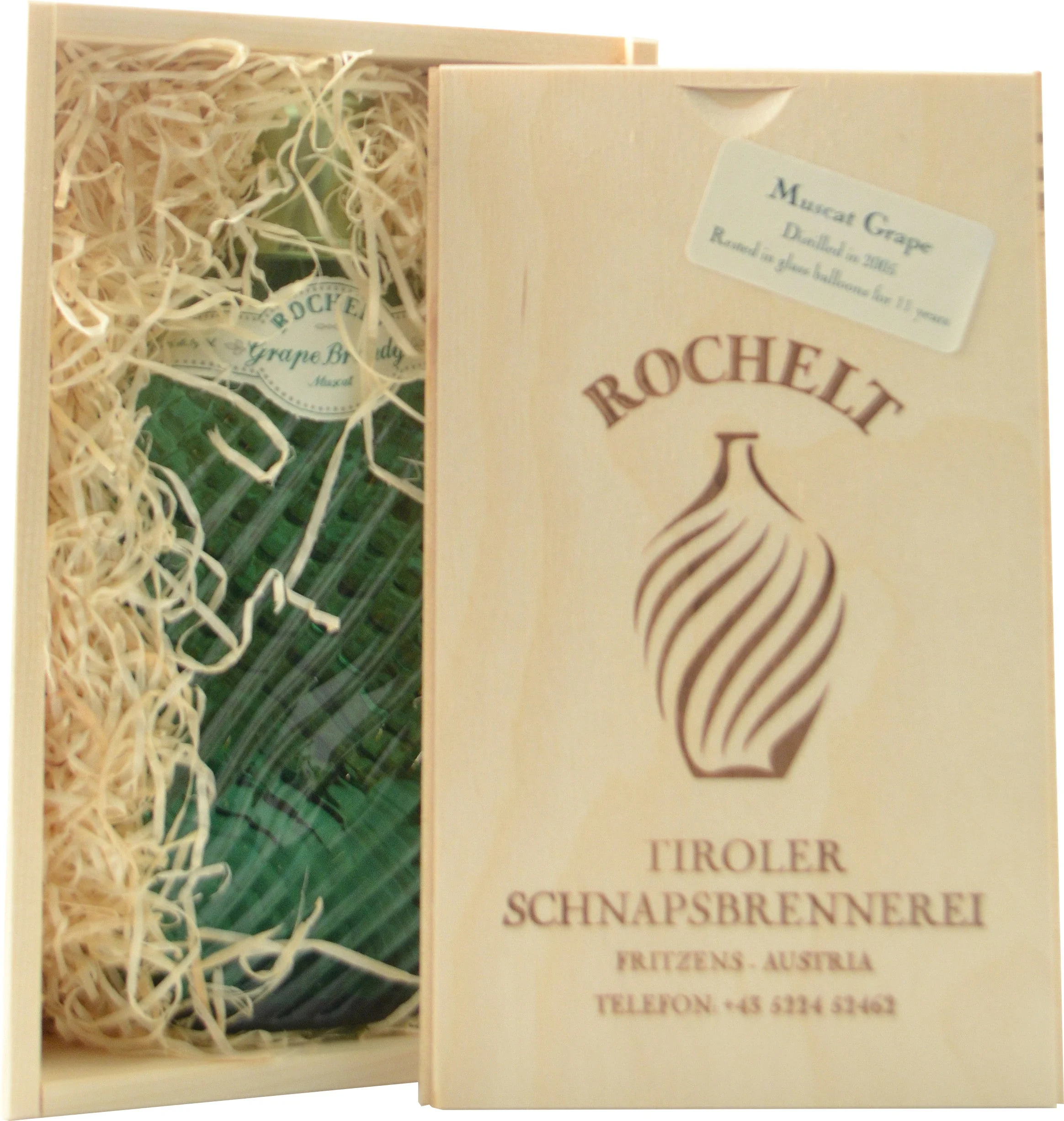 Brandy de aguardiente de uva moscatel Rochelt | 375ML