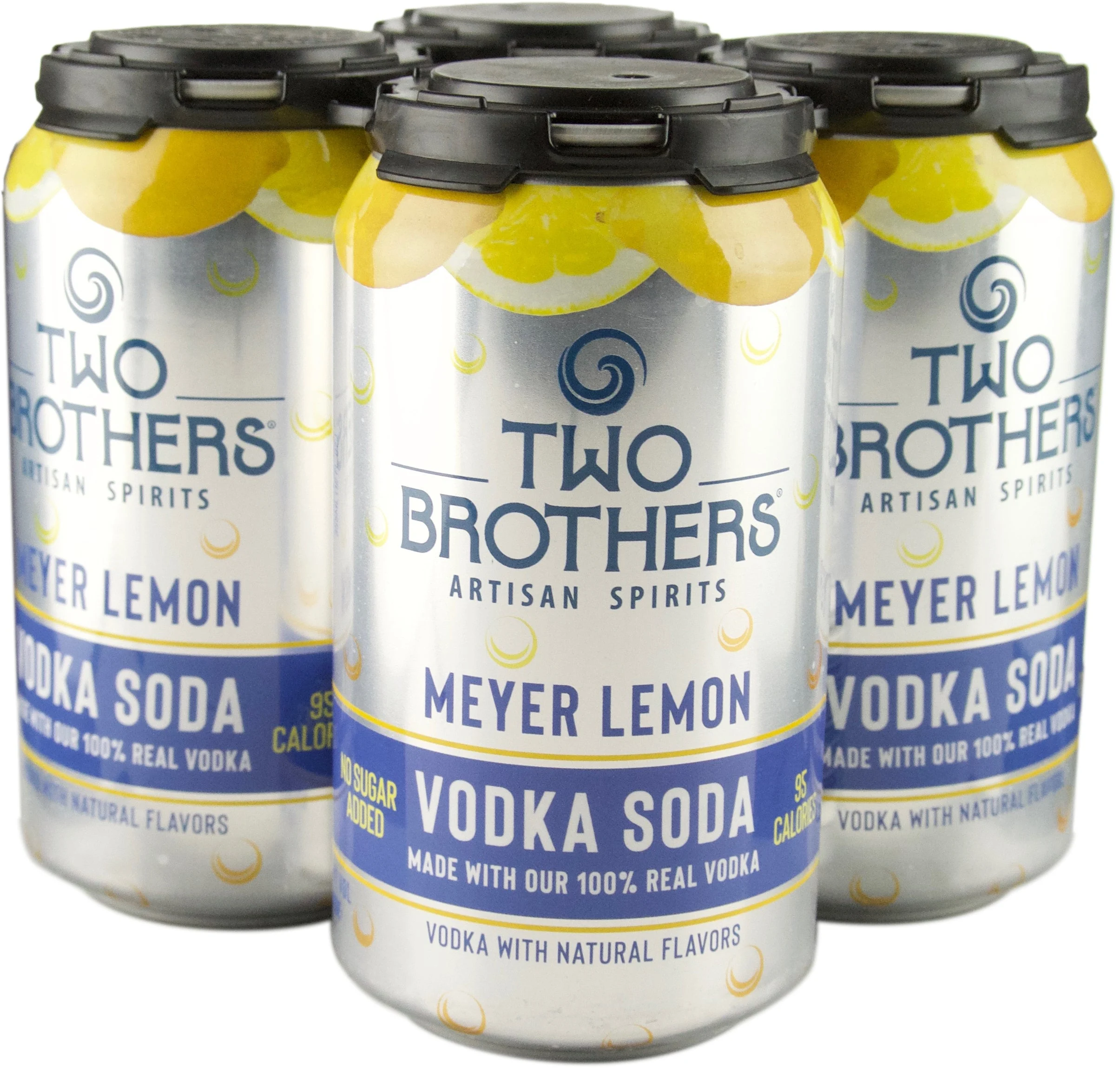 Two Brothers Artisan Spirits Meyer Lemon Vodka Soda Cocktail | 4x355ML