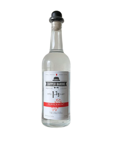 Dapper Barons Peppermint Schnapps Liqueur