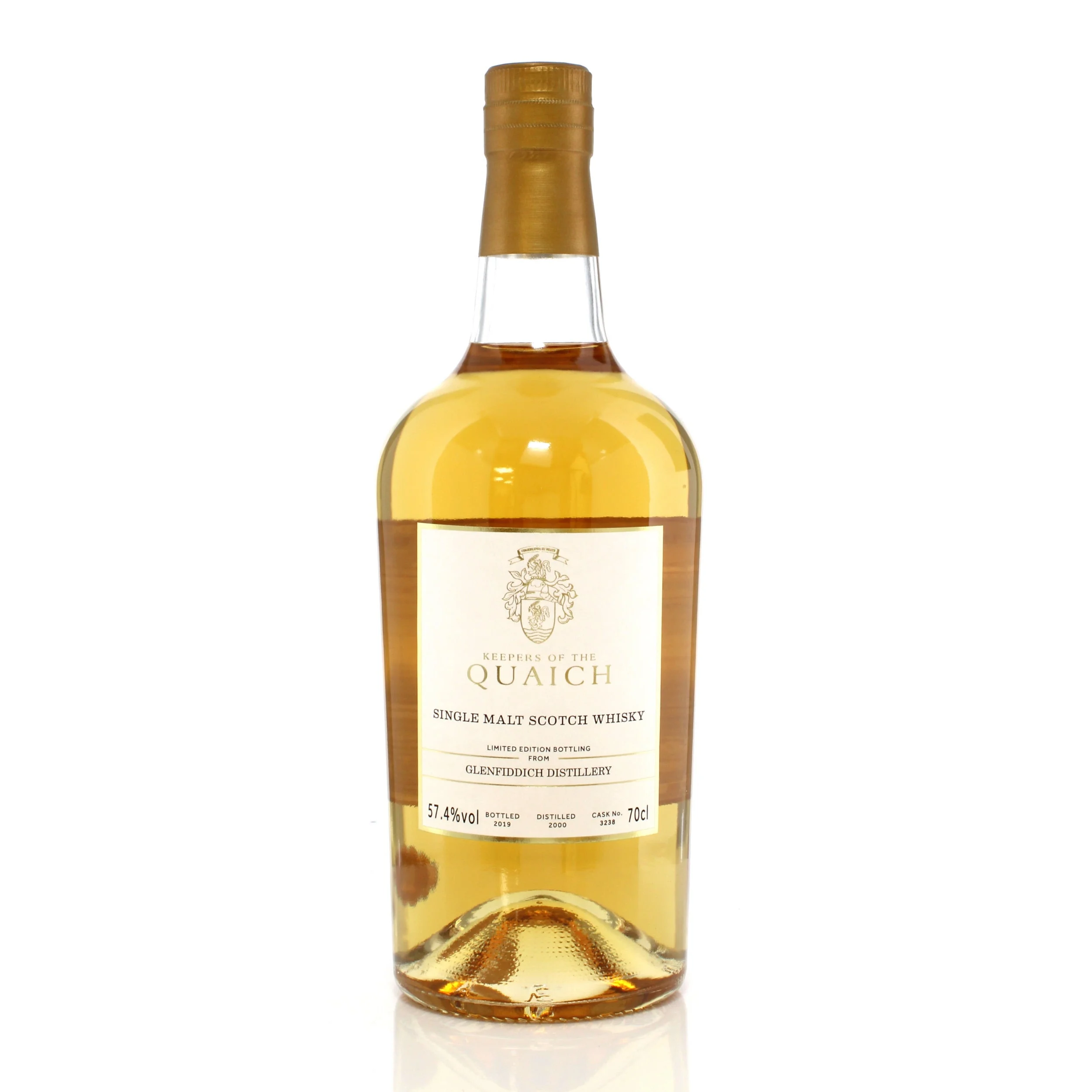 Glenfiddich 2000 The Keepers of the Quaich 19 Year Old 2019 Release (Cask #3238) Single Malt Scotch Whisky | 700ML - Whiskey