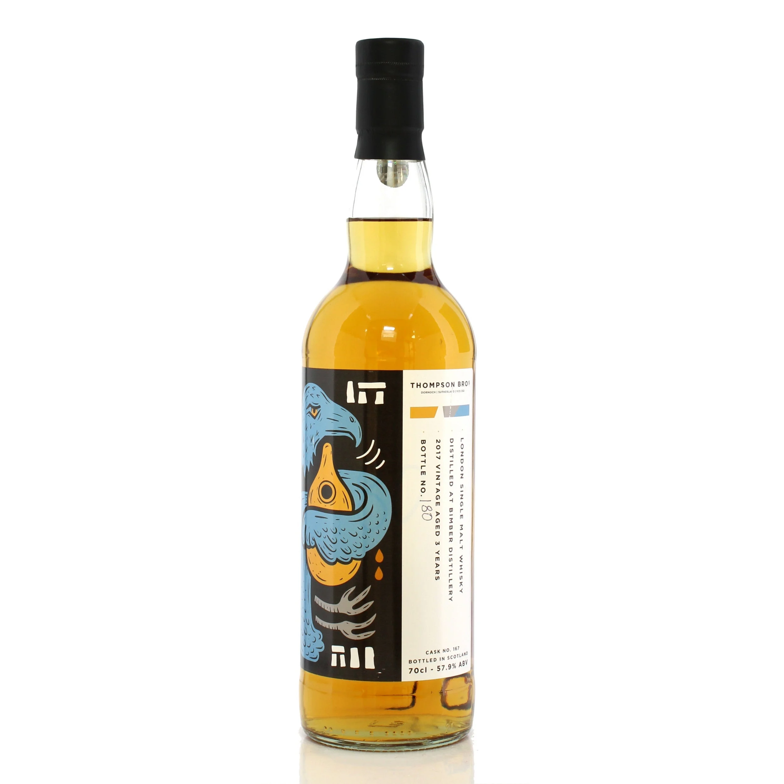 Bimber Thompson Bros Single Cask #167 2017 3 Year Old Whisky | 700ML - Whiskey