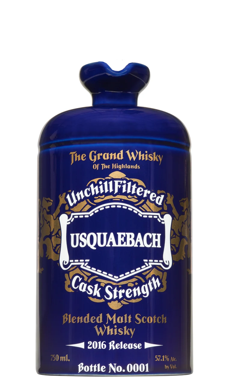 Usquaebach Cask Strength 2016 Release Decanter Scotch Whisky | 700ML - Whiskey