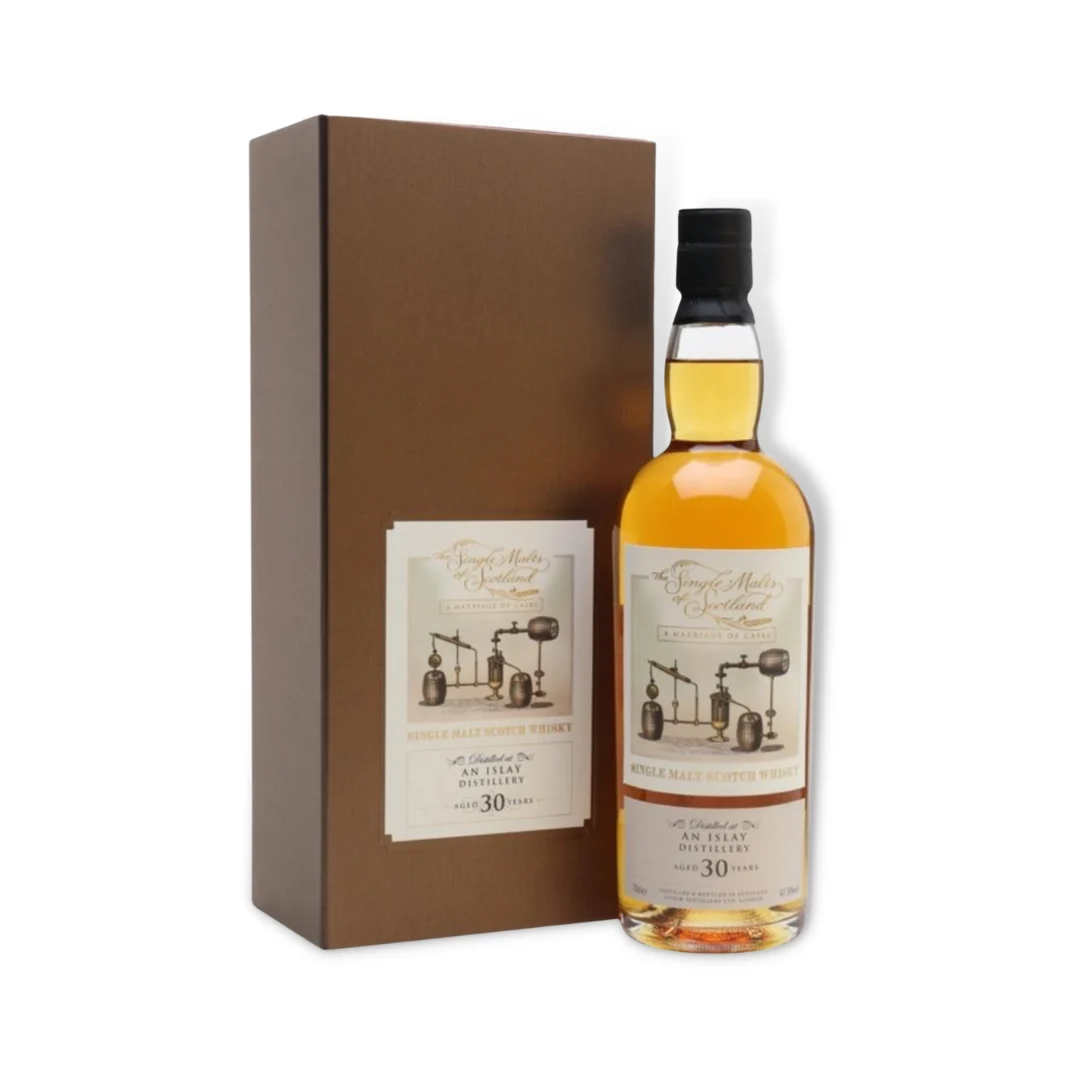 Undisclosed Islay Single Malts Of Scotland Single Cask 30 Year Old Whisky | 700ML - Whiskey
