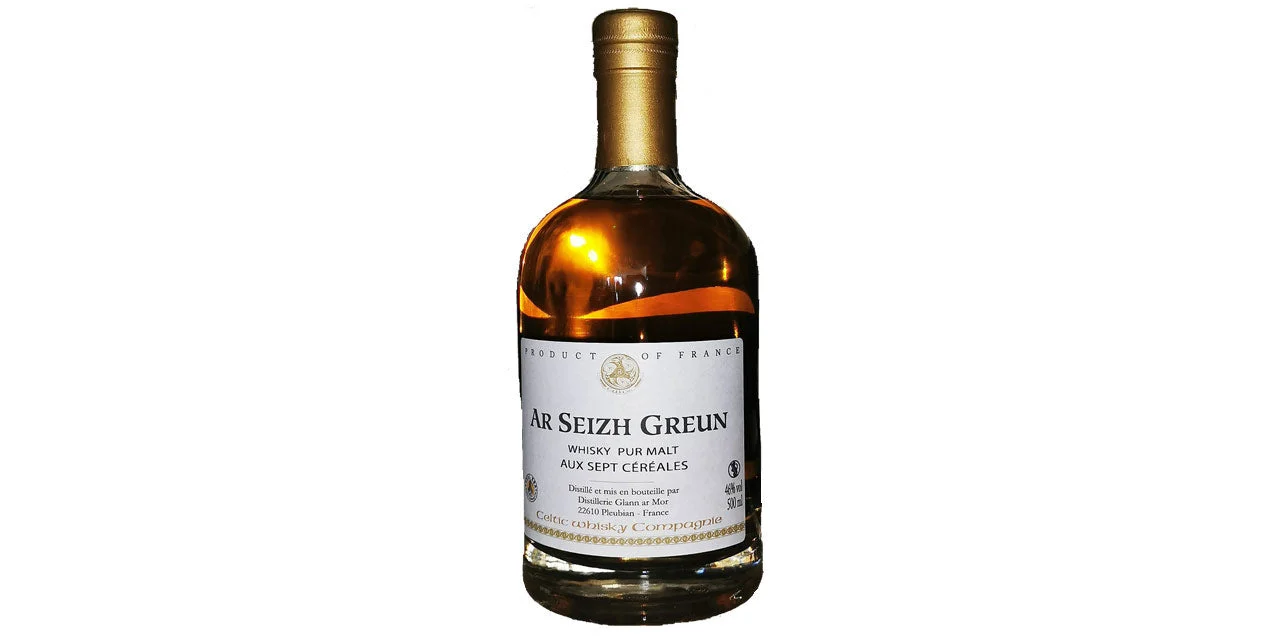 Glann ar Mor Ar Seizh Greun Seven Cereals 2019 Release Pure Malt Blended Whisky | 500ML - Whiskey