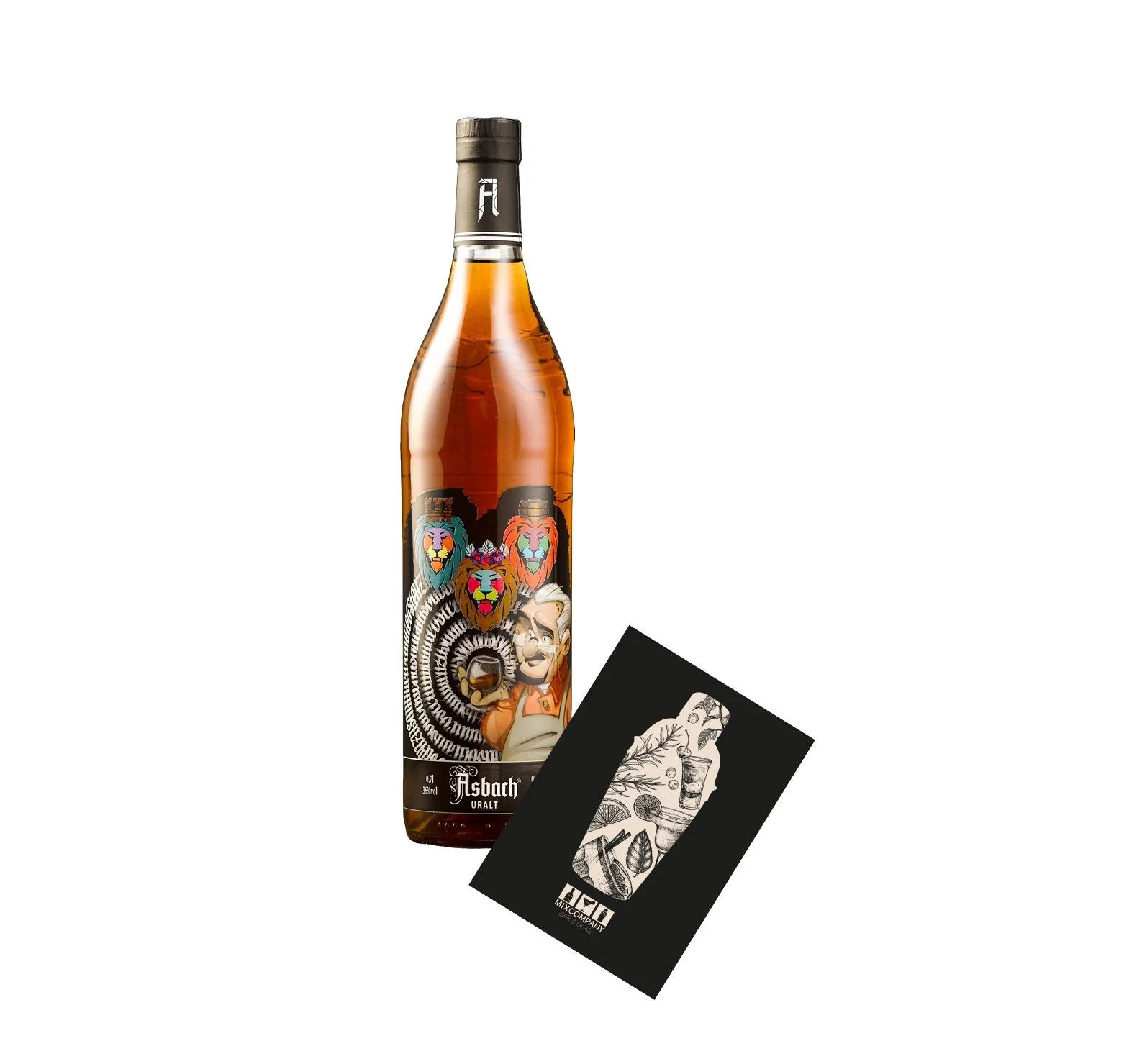 Asbach Uralt Edición limitada de arte callejero Brandy | 700ML