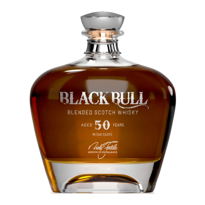 Black Bull (Duncan Taylor) Sir Nick Faldo Collection 50 Year Old 2022 Release Blended Scotch Whisky | 700ML - Whiskey