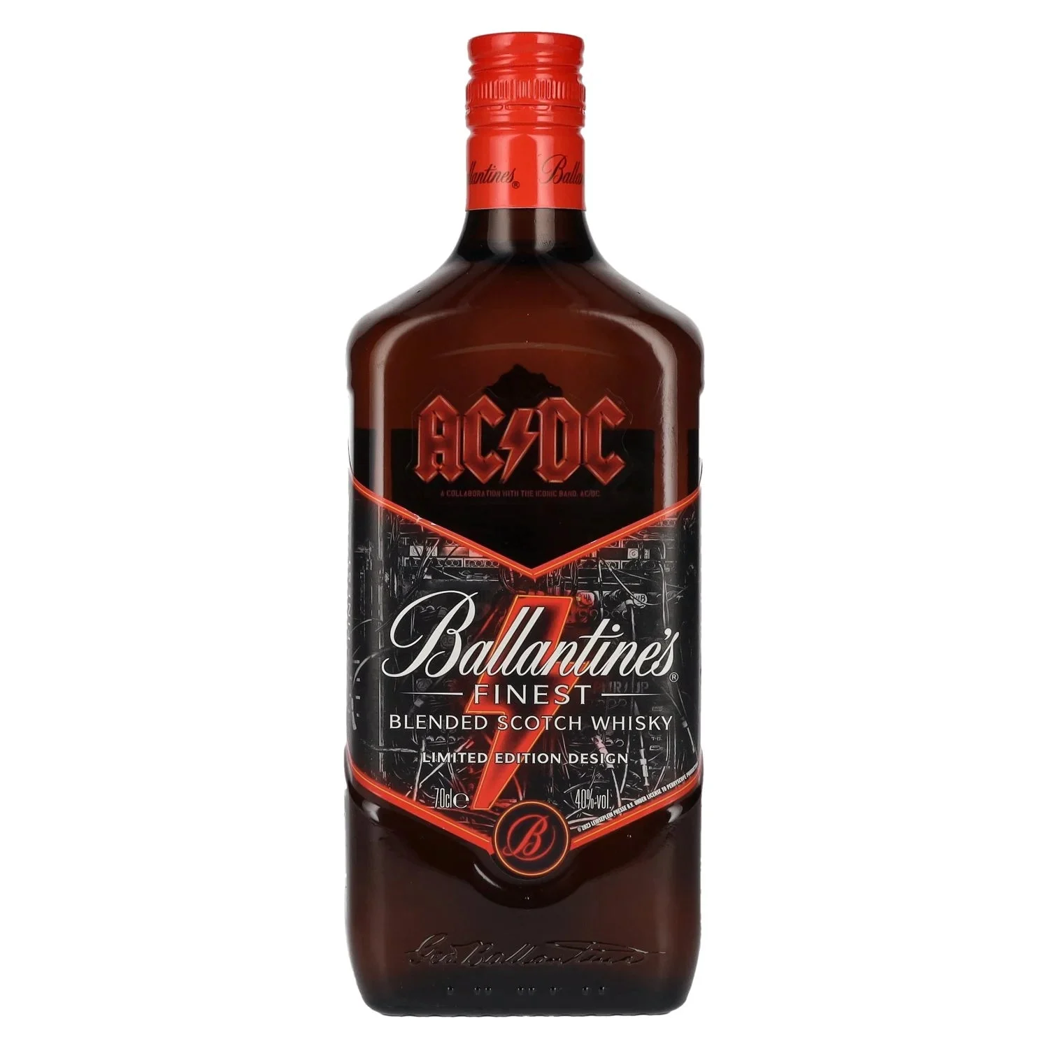 Ballantine's Finest AC/DC Limited Edition Scotch Whisky | 700ML - Whiskey