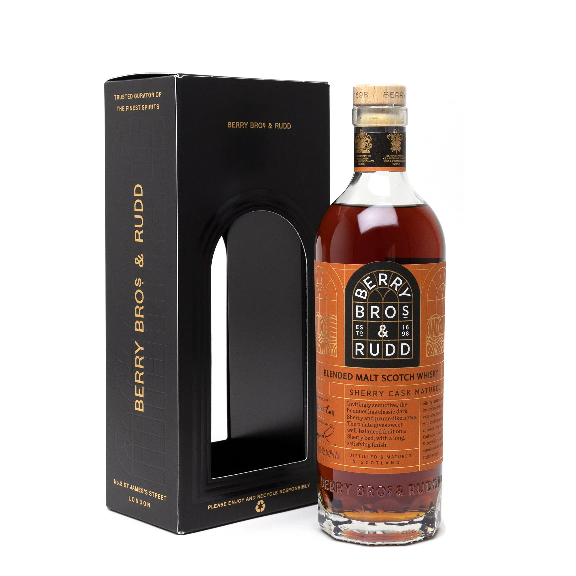 Berry Bros. & Rudd Sherry Cask Single Malt The Classic Range Scotch Whisky | 700ML - Whiskey