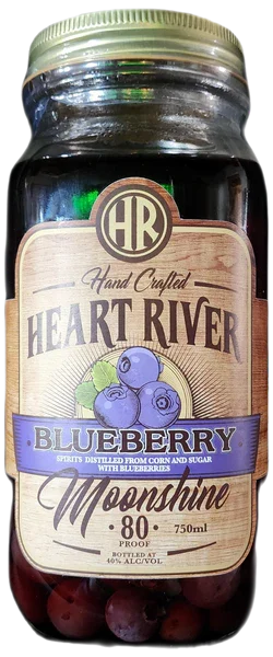 Big Dog Heart River Blueberry Moonshine - Luz de la luna