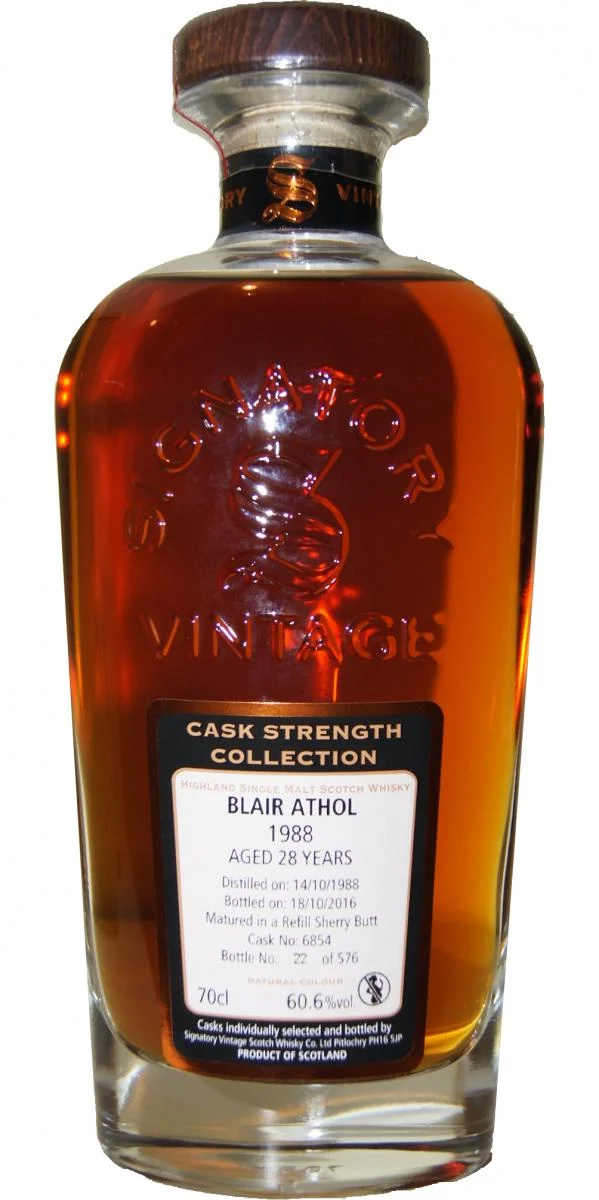 Blair Athol 28 años Signatario CSC Recambio Sherry Butt | 700ML - Whisky