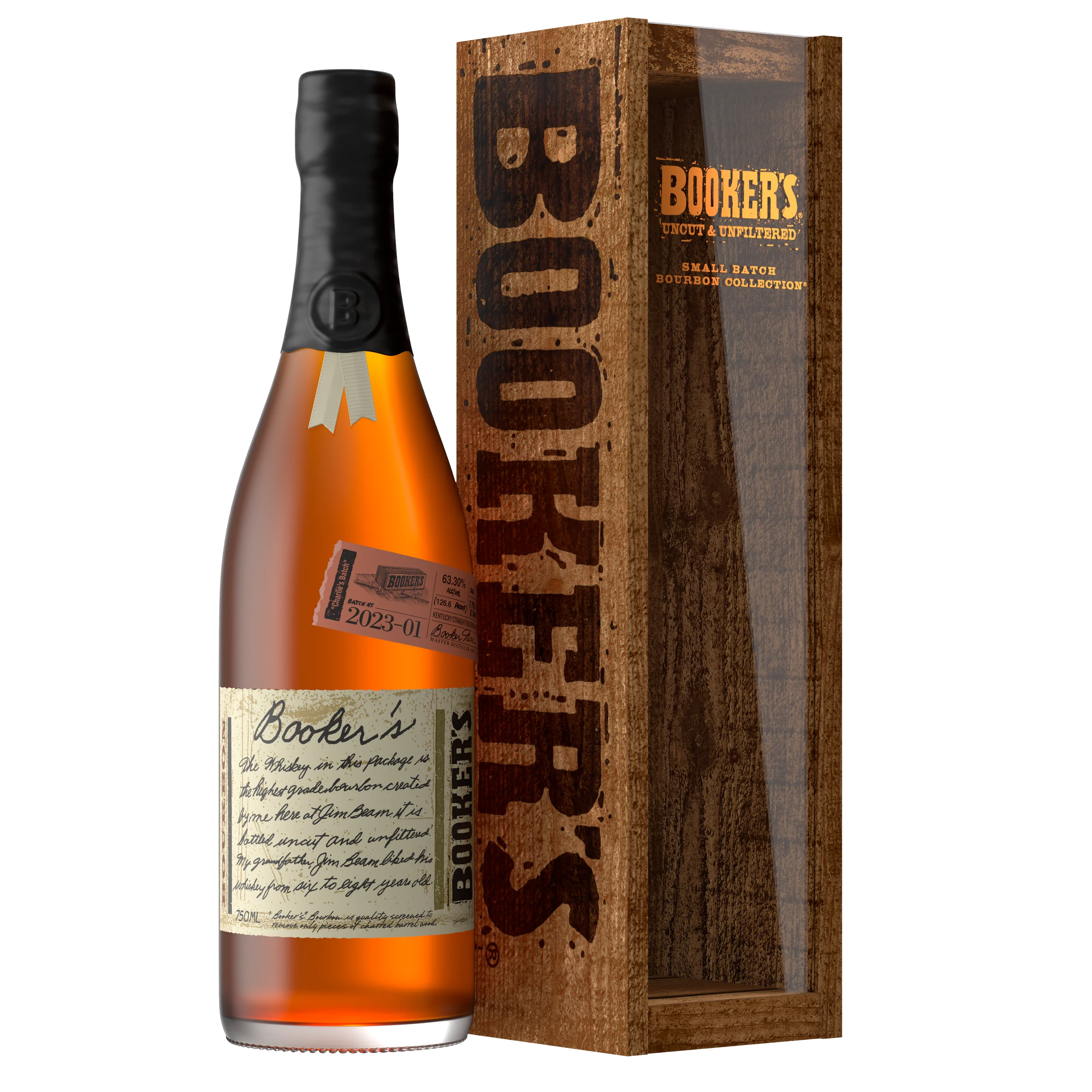 Bookers Charlies Batch Kentucky Straight Bourbon 2023 Whiskey